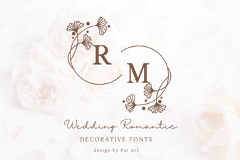 Elegant Wedding Romantic Decorative Fonts for Beautiful Invitations