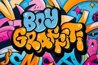 Boy Graffiti Font for Bold and Creative Design Projects