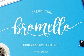 Bromello Font: Elegant Script for Creative Projects