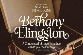 Bethany Elingston Font: Elegant Script for Creative Projects