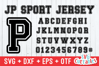 Jp Sport Jersey Font for Bold Athletic Design Projects